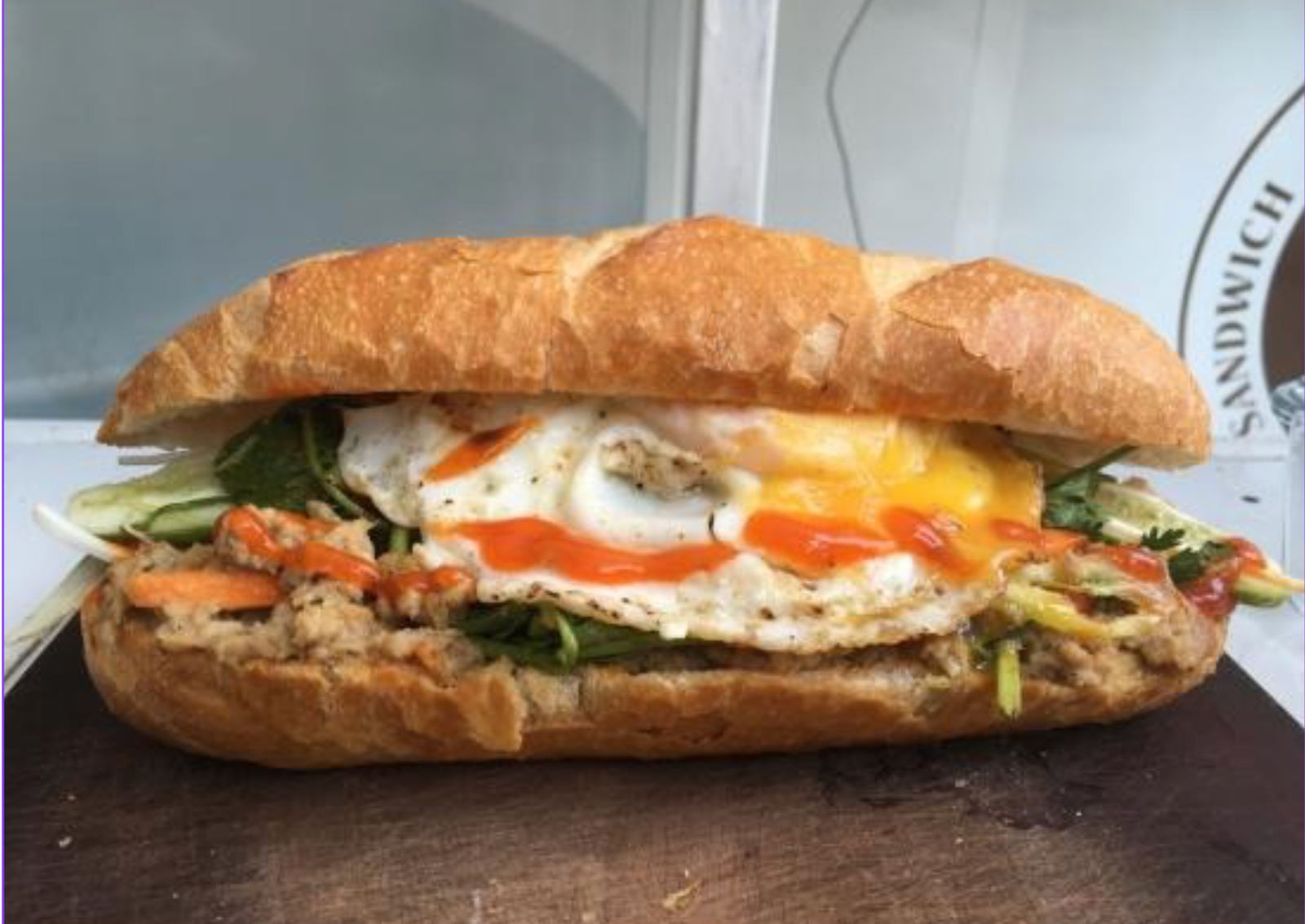 FRIED EGG WITH PATE BANH MI – Vietnamese Egg Sandwich KL