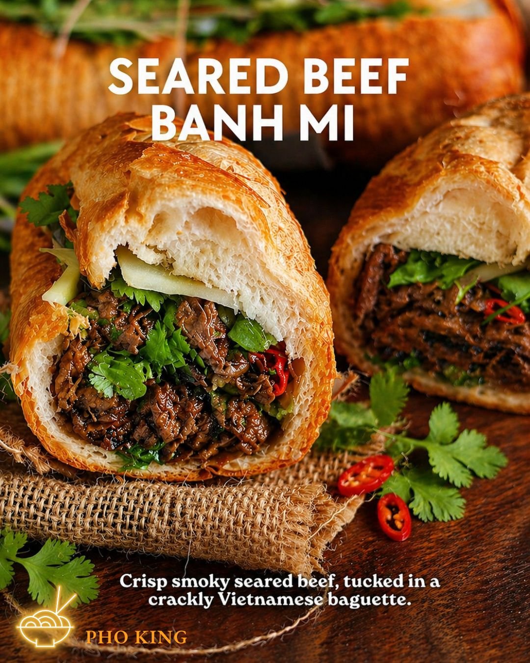 SEARED BEEF BANH MI